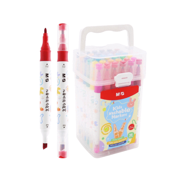 M.G KIDS WASHABLE MARKER 36'S APMT3413