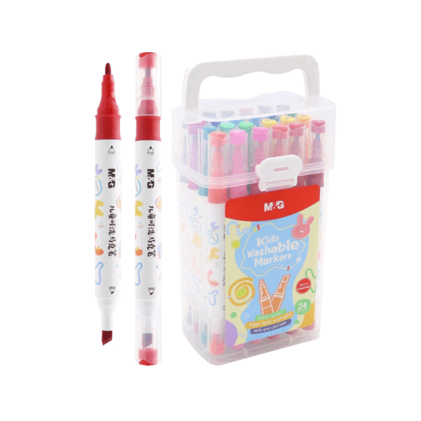 M.G KIDS WASHABLE MARKER 24'S APMT3412